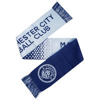 manchester city football club fade knitted supporters scarf