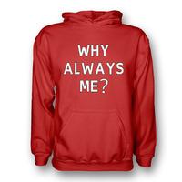 Mario Balotelli Why Always Me Hoody (red)