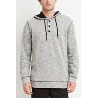 Marled Knit Hoodie