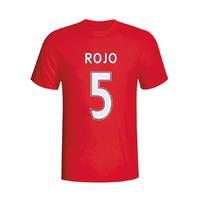 marcus rojo man utd hero t shirt red kids