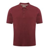 manor polo shirt in oxblood dissident