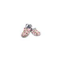 Massage well-being clogs in rose design in various sizes Happy Shoes