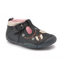 mayflower navy blue nubuck girls pre walkers