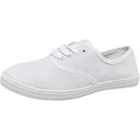 mad wax junior canvas pumps white