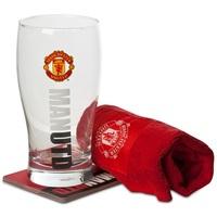 Manchester United Mini Bar Set, Clear