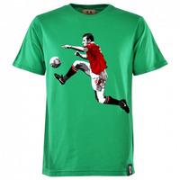 Manchester United Retro Cantona T-Shirt (Green)