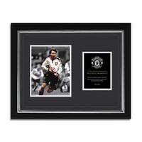 Manchester United Historic Moments - Giggs FA Cup Framed Print - 20 x, Black