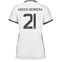 Manchester United Cup Third Shirt 2016-17 - Womens with Herrera 21 pri, White