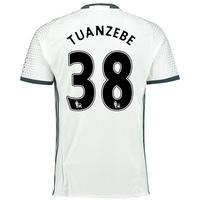 Manchester United Third Shirt 2016-17 with Tuanzebe 38 printing, White