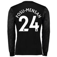 Manchester United Away Shirt 2017-18 - Long Sleeve with Fosu-Mensah 24, Black