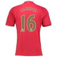 manchester united carrick testimonial home shirt 2016 17 na