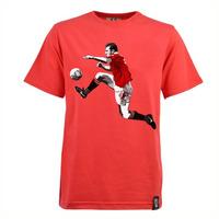 Manchester United Retro Cantona T-Shirt (Red)