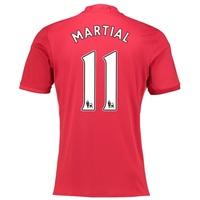 Manchester United Home Shirt 2016-17 with Martial 11 printing, Red