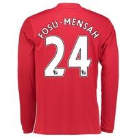 Manchester United Home Shirt 2016-17 - Long Sleeve with Fosu-Mensah 24, Red