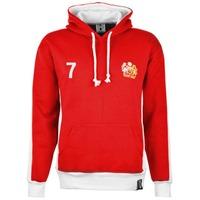 Manchester United Number 7 Retro Hoodie