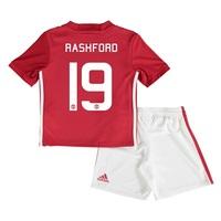 Manchester United Cup Home Mini Kit 2016-17 with Rashford 19 printing, Red