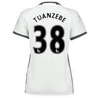 Manchester United Third Shirt 2016-17 - Womens with Tuanzebe 38 printi, White