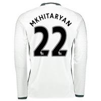 manchester united third shirt 2016 17 long sleeve with mkhitaryan 22 w ...