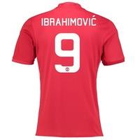 Manchester United Cup Home Shirt 2016-17 with Ibrahimovic 9 printing, Red