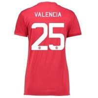 Manchester United Cup Home Shirt 2016-17 - Womens with Valencia 25 pri, Red