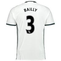 manchester united third shirt 2016 17 with bailly 3 printing white