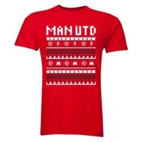 Man Utd Christmas T-Shirt (Red) - Kids