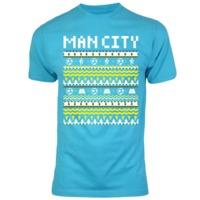 man city christmas t shirt sky blue kids