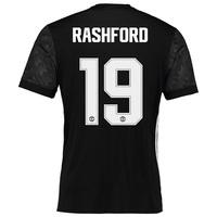 Manchester United Away Cup Shirt 2017-18 with Rashford 19 printing, Black