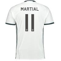 manchester united cup third shirt 2016 17 with martial 11 printing whi ...