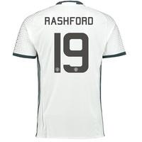 Manchester United Cup Third Shirt 2016-17 with Rashford 19 printing, White