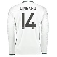 Manchester United Cup Third Shirt 2016-17 - Long Sleeve with Lingard 1, White