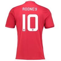 Manchester United Cup Home Shirt 2016-17 with Rooney 10 printing, Red