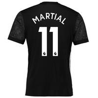 Manchester United Away Shirt 2017-18 with Martial 11 printing, Black