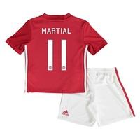 manchester united cup home mini kit 2016 17 with martial 11 printing r ...