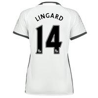 Manchester United Third Shirt 2016-17 - Womens with Lingard 14 printin, White