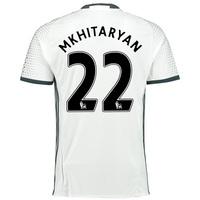 manchester united third shirt 2016 17 with mkhitaryan 22 printing whit ...