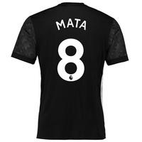 Manchester United Away Shirt 2017-18 with Mata 8 printing, Black