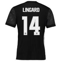 Manchester United Away Cup Shirt 2017-18 with Lingard 14 printing, Black