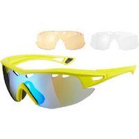 Madison Recon Glasses 3 Lens Pack - Matt Yellow / Blue Mirror Amber & Clear Lenses