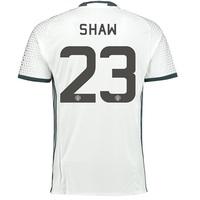 Manchester United Cup Third Shirt 2016-17 with Shaw 23 printing, White