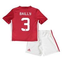 Manchester United Cup Home Mini Kit 2016-17 with Bailly 3 printing, Red