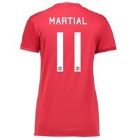 Manchester United Cup Home Shirt 2016-17 - Womens with Martial 11 prin, Red