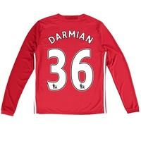 Manchester United Home Shirt 2016-17 - Kids - Long Sleeve with Darmian, Red