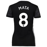 manchester united away shirt 2017 18 womens with mata 8 printing black