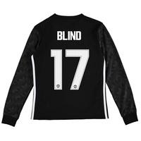 manchester united away cup shirt 2017 18 kids long sleeve with bli bla ...