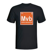 marco van basten holland periodic table t shirt black