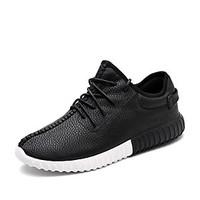 Man Walking PU Leather Surface Shoes for Men\'s Shoes for Training Casual Shoes Fashion Sneakers Sport Shoes Black/White/Red EU Size 39-44