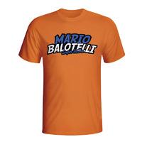 mario balotelli comic book t shirt orange