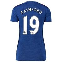 manchester united away shirt 2016 17 womens with rashford 19 printin b ...