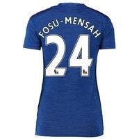 Manchester United Away Shirt 2016-17 - Womens with Fosu-Mensah 24 prin, Blue